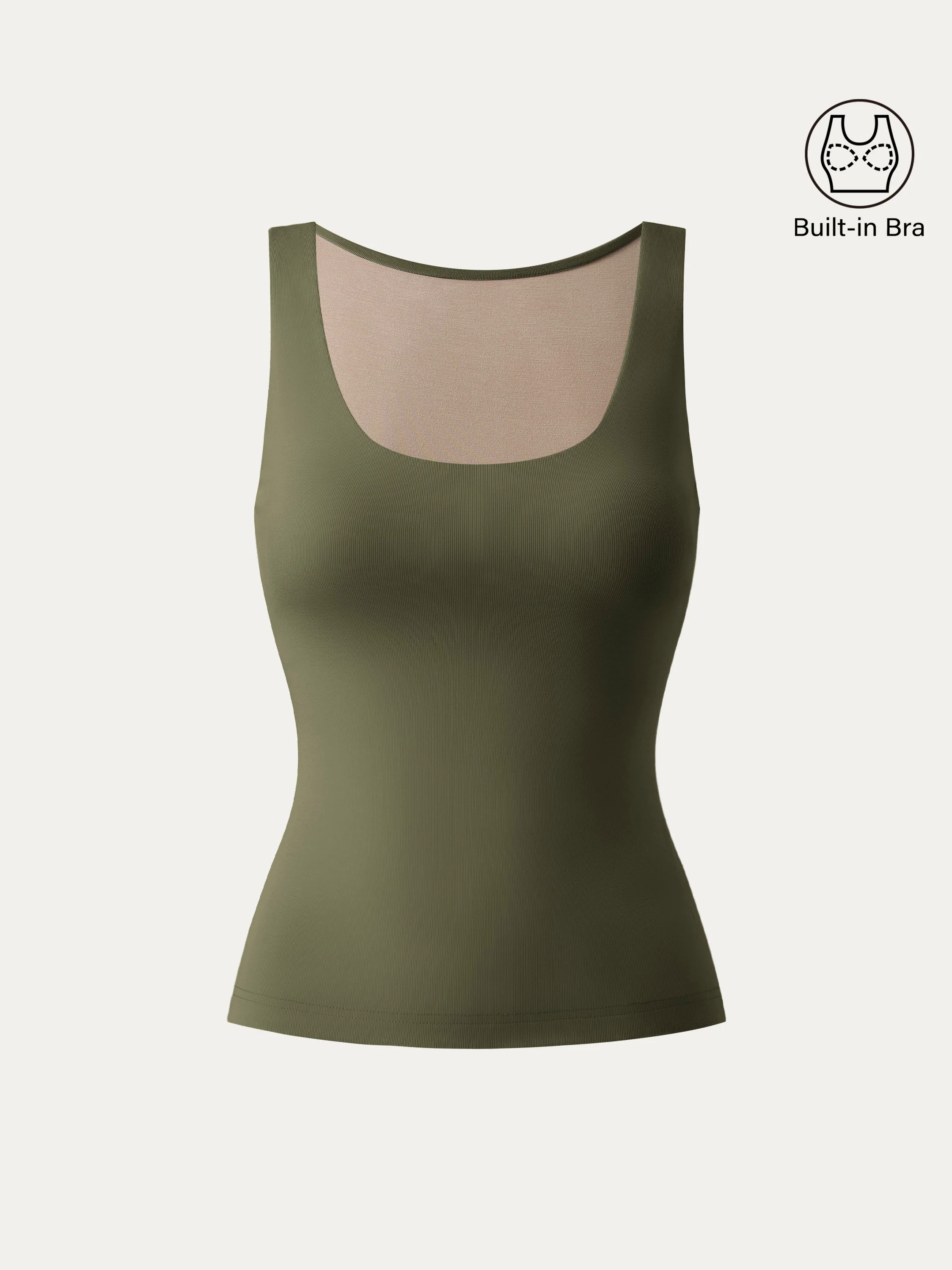 U-neck New Airy Brami Tank U-neck New Airy Brami Tank