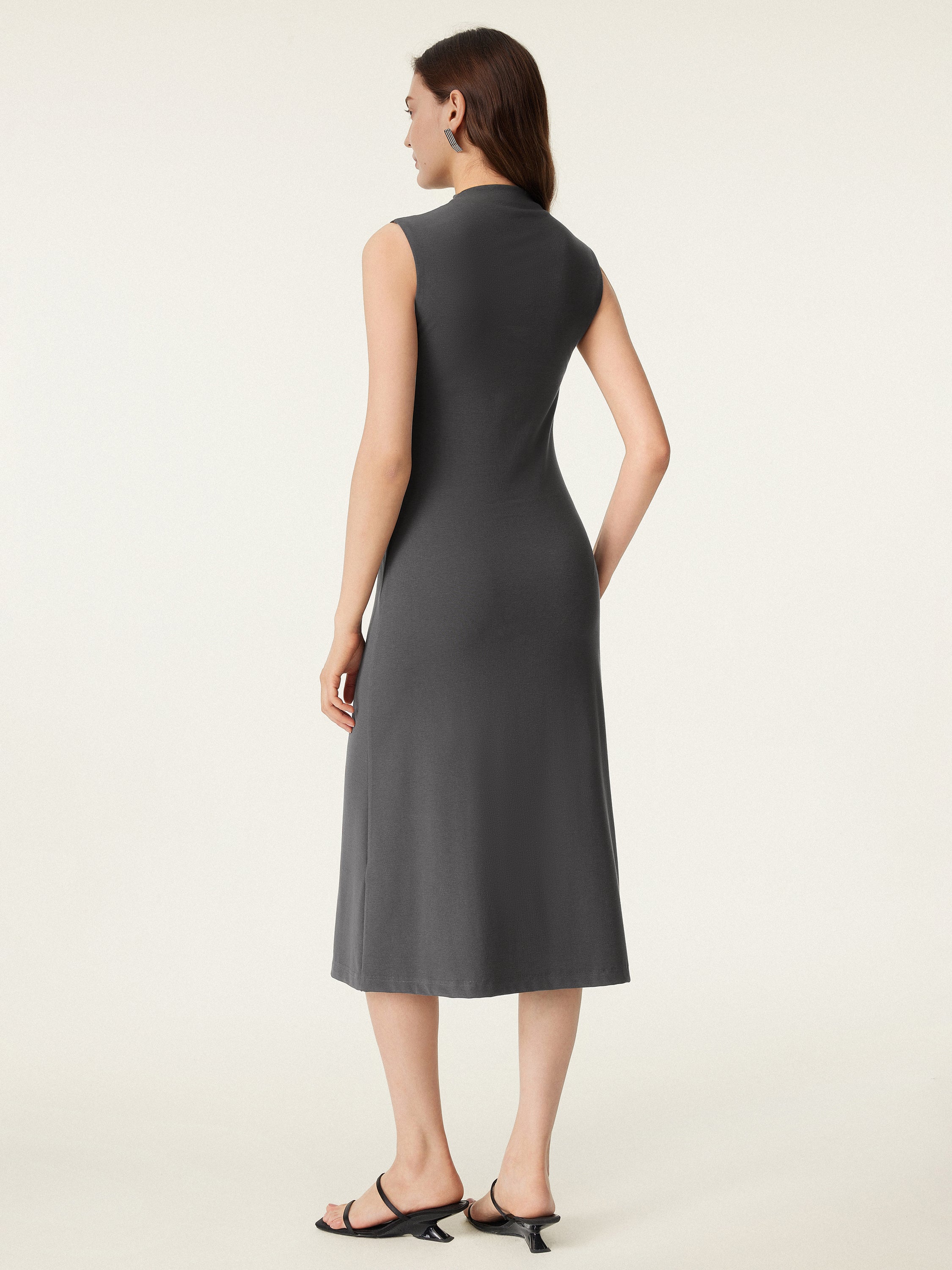 Everyday Mockneck New Airy Brami Midi Dress Everyday Mockneck New Airy Brami Midi Dress