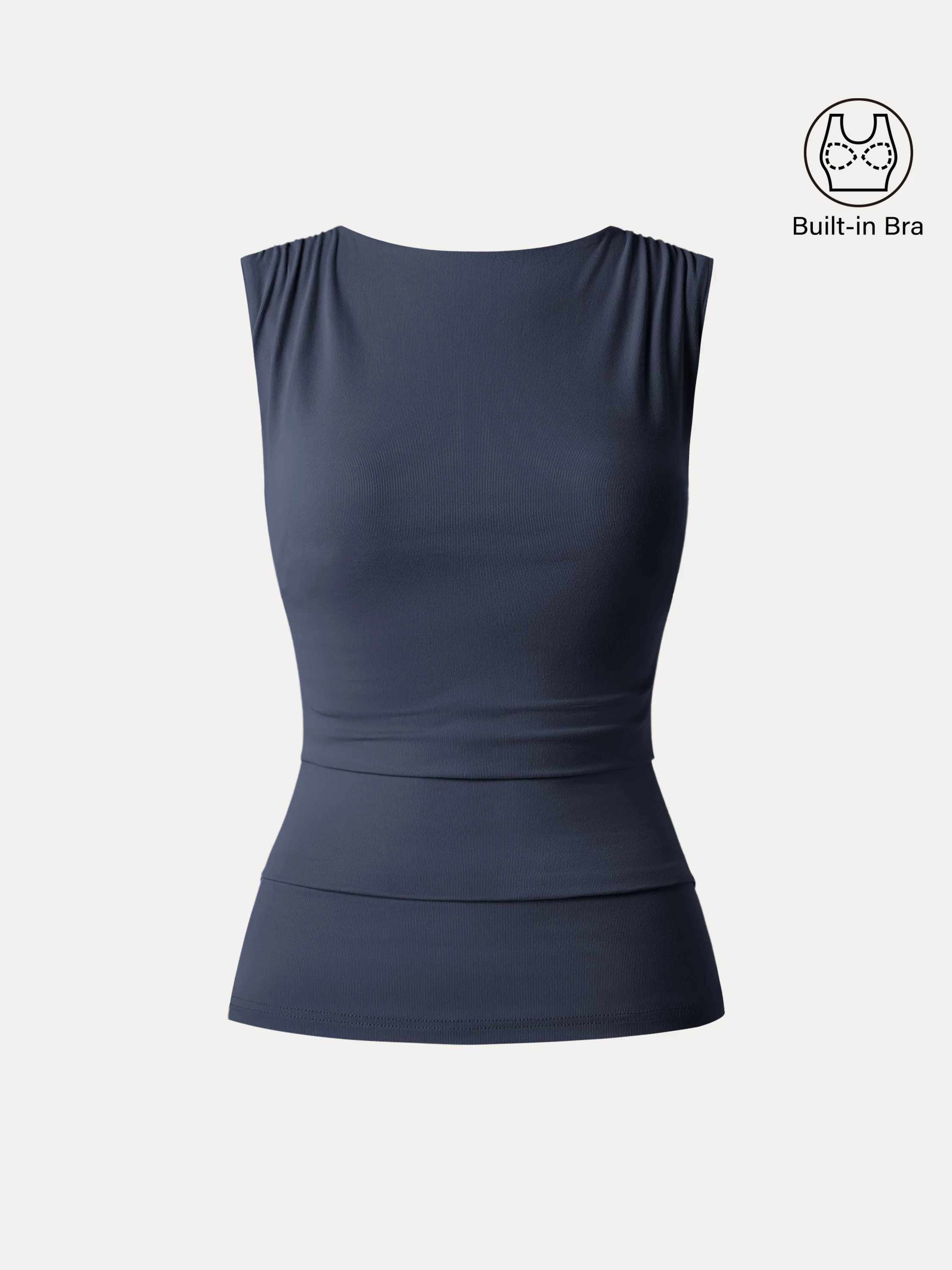 Boatneck Ruched New Airy Brami Boatneck Ruched New Airy Brami